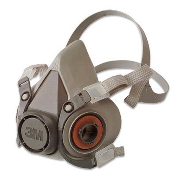 Demi masque 3M 6200 Pro protection anti-gaz et anti-poussière taille M
