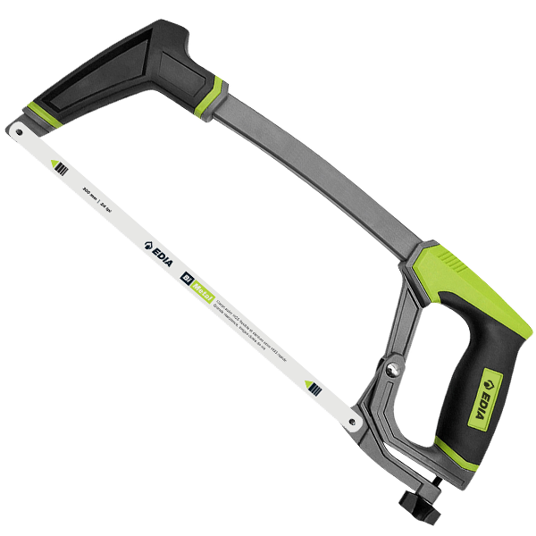 Scie à métaux Edia à lame en acier bi-métal pour métal et plastique - longueur 300 mm