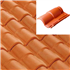 Tuile grand moule du sud - Romane Canal - terre cuite 1RC Terreal - Rose