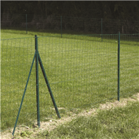 Jambe de force plastifiée pour poteau de clôture grillage souple - Dirickx - Hauteur 2,25 m - Vert