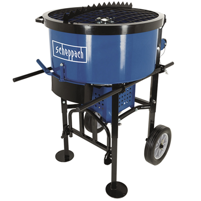 Malaxeur à béton Scheppach CCM130 - moteur électrique de 1600 W - cuve de 120 L