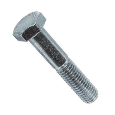 Vis métaux tête hexagonale filetage partiel acier zingué-bleu 8.8 DIN 931 - M5x60mm - Boîte de 100