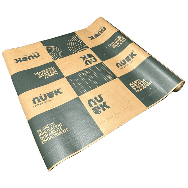 Pare vapeur pour combles en zone froide et murs ossatures bois avec revêtement extérieur non ventilé - Cocon SD 90 biosourcé à 58% Nuuk - 1,50 M x 50,00 M