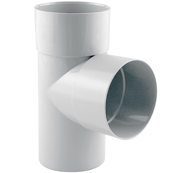 Culotte mâle-femelle à 87° MEP 887Y pour tuyau de descente de gouttière de diamètre 80 mm - PVC Blanc