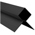Profilé d'angle extérieur MetalTrim pour bardage Hardie Plank - aluminium laqué Noir minuit - longueur 3 M
