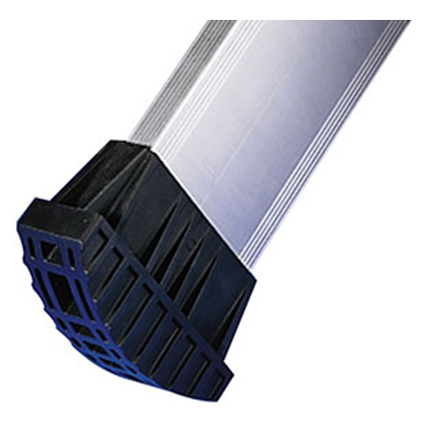 Sabot enveloppant pour échelle Tubesca en plastique noir section 79,5 x 25 mm - lot de 2