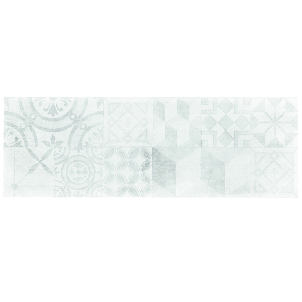 Faïence murale effet béton Edilis Mild Décor Patchwork - 20,0 CM x 60,0 CM - ép. 9,40 MM