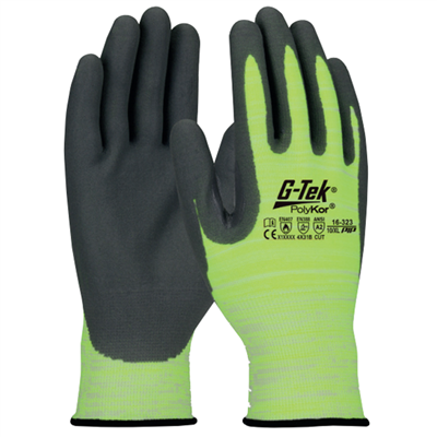 Gant anti-coupure haute visibilité Gypso avec enduction nitrile taille 9