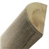 Demi-rondin de bois fraisé en pin - traité classe 4 vert - diamètre 140 mm - longueur 2,00 M