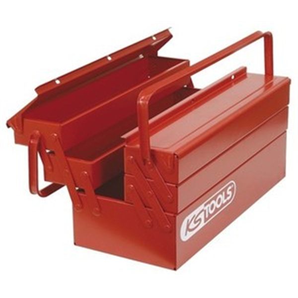 Caisse à outils métallique KS Tools 5 compartiments 430 x 200 x 200 mm