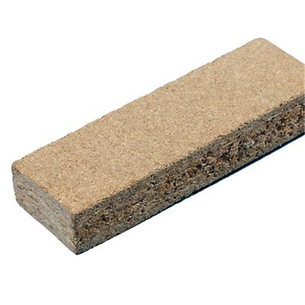 Lisse basse en aggloméré pour cloison alvéolaire - 48 MM x 24,0 MM - longueur 2,05 M