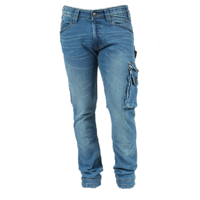 Jean de travail Rica Lewis stretch multi-poches coupe confort job blue jean - Taille 48