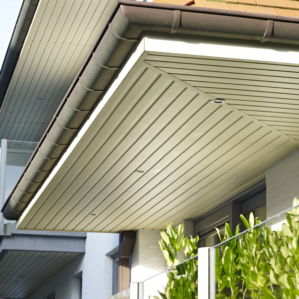 Bandeau de rive PVC en équerre pour toiture Deceuninck - blanc - 200,00 MM x 6,00 M