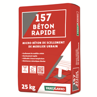 Micro-béton de scellement - 157 Béton Rapide Parexlanko - Sac de 25 KG
