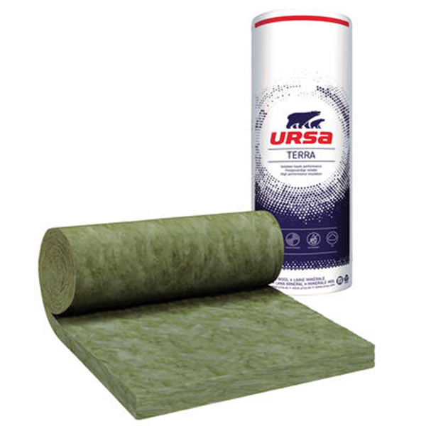 Rouleau laine de verre pour combles et murs intérieurs et extérieurs - Hometec 35 Ursa - R=5,70 m².K/W - 3,00 M x 1,20 M - ép.200 MM