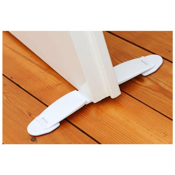 Cale porte pour sécurité et protection enfant en intérieur - Nordlinger Pro - Plastique blanc