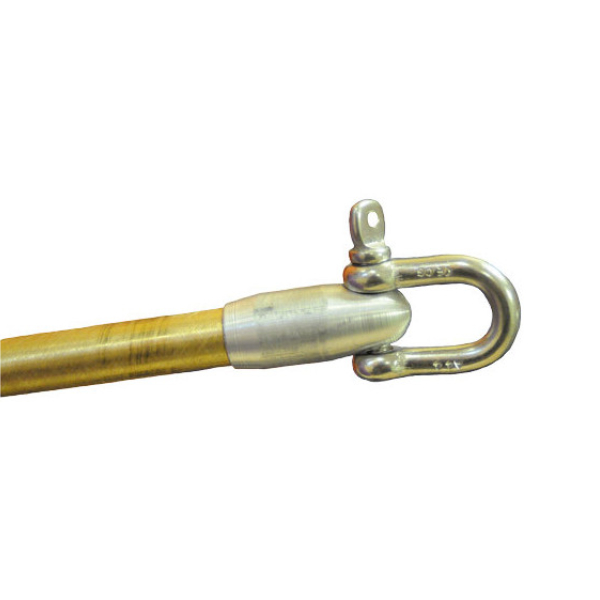 Ogive M5 en aluminium et manille à visser pour aiguille - ø 4,5 mm à 6,0 mm