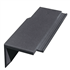 Demi-tuile de rive universelle gauche en béton - Nobilee - Ardoise - 42 x 14.5 cm