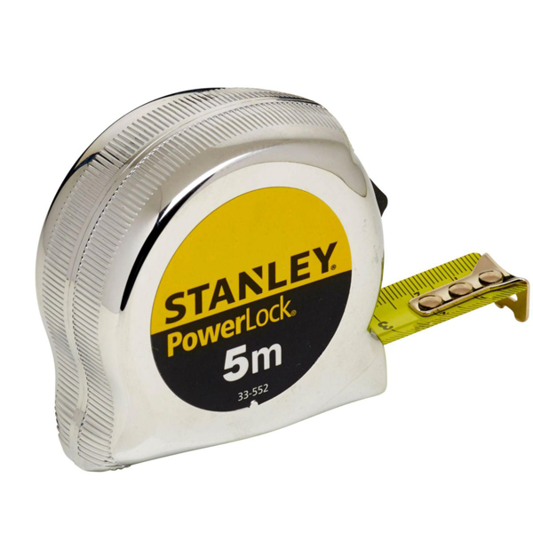 Mesure mètre à ruban - Stanley Blade Armor Powerlock - 5 m x 19 mm