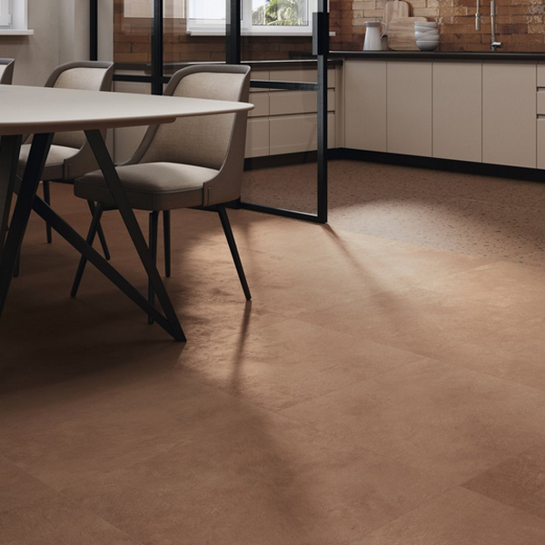 Carrelage sol intérieur imitation terre cuite - Argillae  Gobi - 60,0 CM x 60,0 CM - ép.9,50 MM