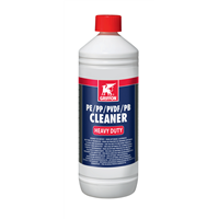 PE-CLEANER HEAVY DUTY 1 L. NETTOYANT LIQUIDE POUR PE, PP, PVDF ET PB.