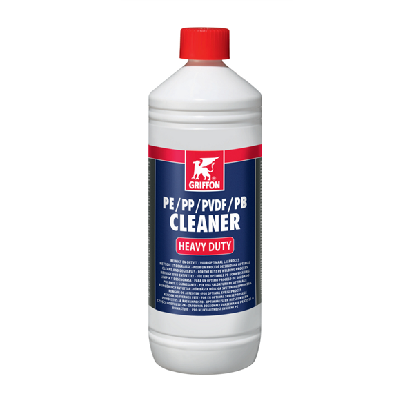 PE-CLEANER HEAVY DUTY 1 L. NETTOYANT LIQUIDE POUR PE, PP, PVDF ET PB.