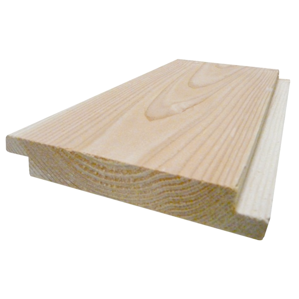 Volige mi-bois en sapin du Nord traité classe 2 incolore - rabotée 1 face - 180 MM x 18 MM - longueur 4,20 M