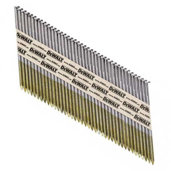 Pointe crantée en bande papier à 33° Dewalt DNPT31R90Z brillant 3,1 x 90 mm - boîte de 2200