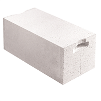 Bloc béton cellulaire lisse avec poignées - Thermo 30 Ytong - 3,33 m².K/W - 625,0 MM x 250,00 MM - ép. 300,00 MM