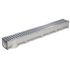 Caniveau en béton polymère MEAGARD II S avec grille acier galvanisé A15 - Largeur 100 mm - Longueur 1 m