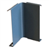 Angle rentrant clipsable pour profilé de finition terrasse Jouplast - Haut. 100,00 mm - Gris anthracite