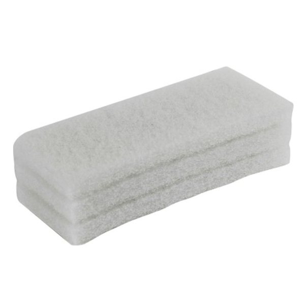 Rechange de 3 abrasifs très doux pour nettoyage céramique - Rubi Super Pro - Longueur 25 cm