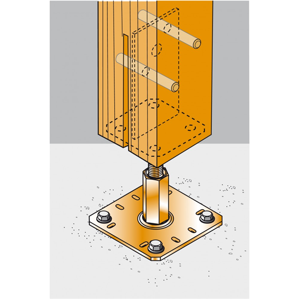 Broche STD pour connecteurs à âme intérieure 8X80 mm