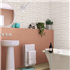 Faïence murale rectifiée pour cuisine et salle de bain - Stay - 20,0 CM x 60,0 CM - ép. 8,00 MM - décor Juk Terracota