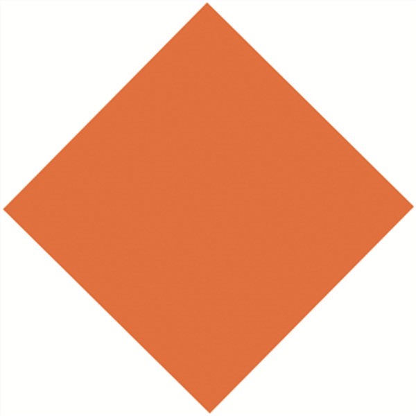 Faïence murale COLOR ONE - Orange red Brillant - 20 CMx20 CM