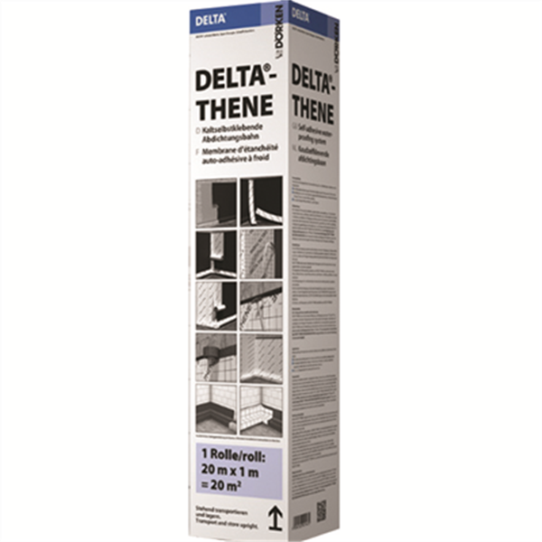 Membrane d'étanchéité autoadhésive DELTA® THENE - Rlx 1 Mx20 M