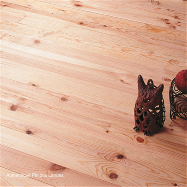 Parquet en pin maritime brut noueux pour l'intérieur 200 CMx10 CM - ép.21 MM
