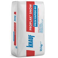 Enduit à prise rapide Knauf Proplak Snow 4H pour jontoiement de plaque de plâtre - 25,0 KG