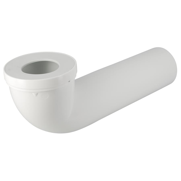 Pipe longue pour WC - PVC blanc - avec joint à lèvre - diamètre raccord 100 mm - Nicoll