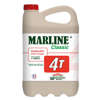 Carburant prêt à l'emploi pour moteurs 4 temps - Marline Classic 4T - Super carburant 95E5 + additif - Bidon de 5 litres
