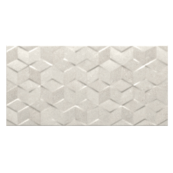 Faïence murale effet pierre avec relief Edilis Evora - 60,0 CM x 30,0 CM - ép. 8,5 MM - Gris