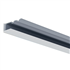Profilé de finition mouluré pour lambris sous toiture PVC blanc - Clipsable en 2 parties - Fixation sur liteaux - Longueur 4,00 M
