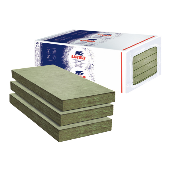 Panneau laine de verre pour murs extérieurs sous bardage ventilé - Façade 32 P Ursa - R=3,75 m².K/W - 1,35 M x 0,60 M - ép.120 MM