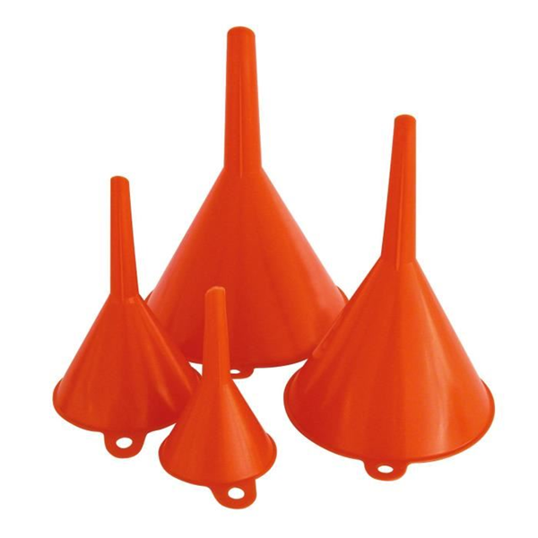 Entonnoir Pressol en polyéthylène haute densité en lot de 4 de 50mm à 120mm