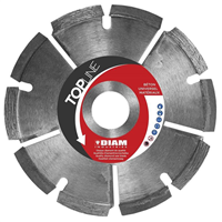 Disque diamant DJA TopLine Diam Industries - Ø 125 x 22,23 mm - Joints durs-tendres - 32 x 6.6 x 7 mm