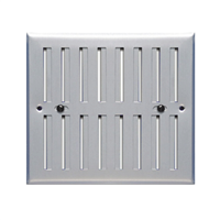Grille d'aération réglable d'intérieur - 130  x 168 mm - Aluminium anodisé - Autogyre