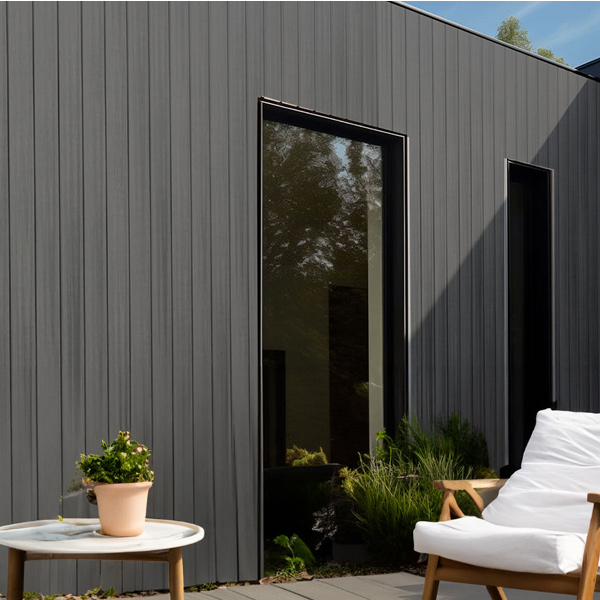 Bardage bois peint en Sapin du Nord de classe 3.1 - Protect Silverwood - Profil Line - 20,00 MM x 125,00 MM - Long. 3,85 M - Coloris Céleste