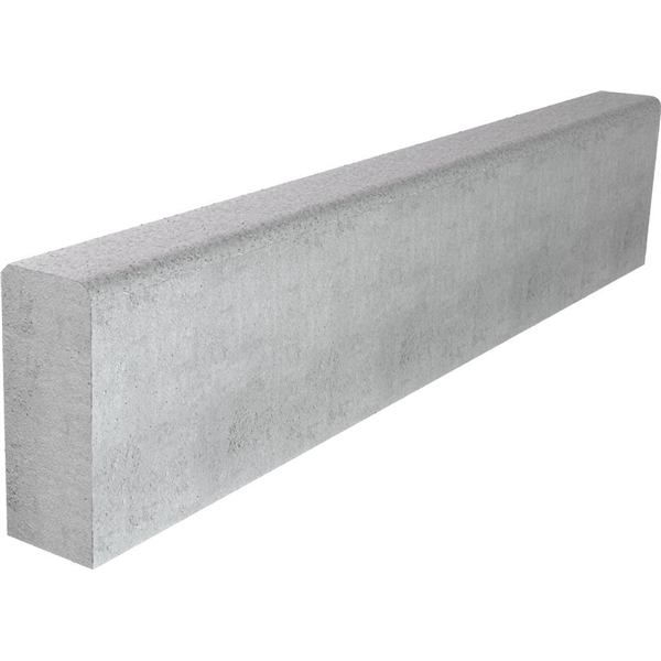 BORDURE P1 CE 6.0 NF U - BETON GRIS
