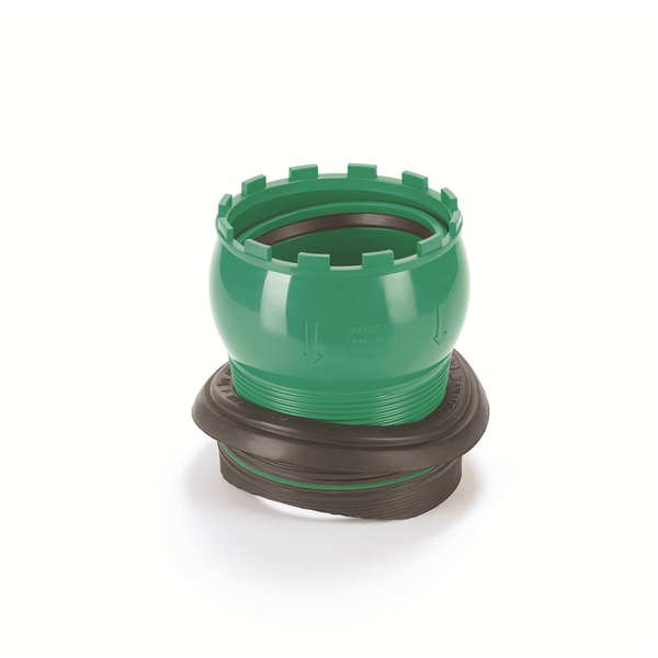 BRANCHEMENT PVC/PP AVEC ROTULE SUR COLLECTEUR GRES/BETON AWADOCK DN 200 TYPE K