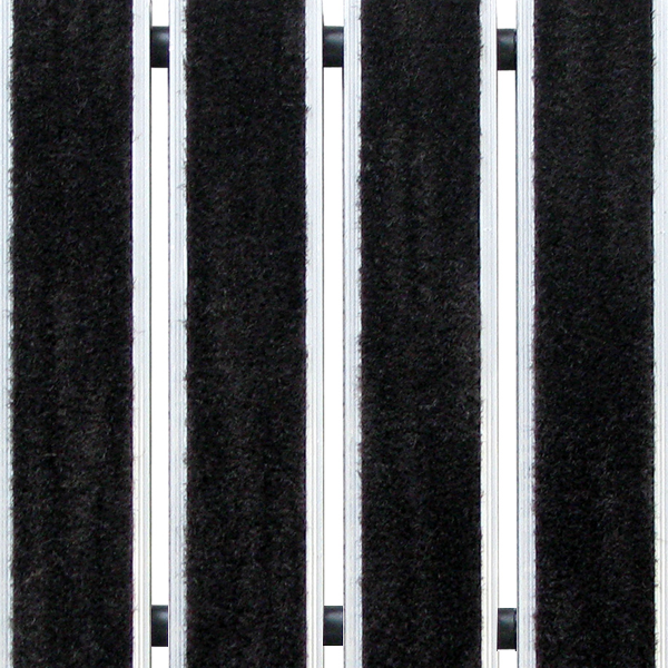 Tapis d'accueil antidérapant Dinac Aravis CA 13 REPS à structure ouverte et jonction à câble - hauteur